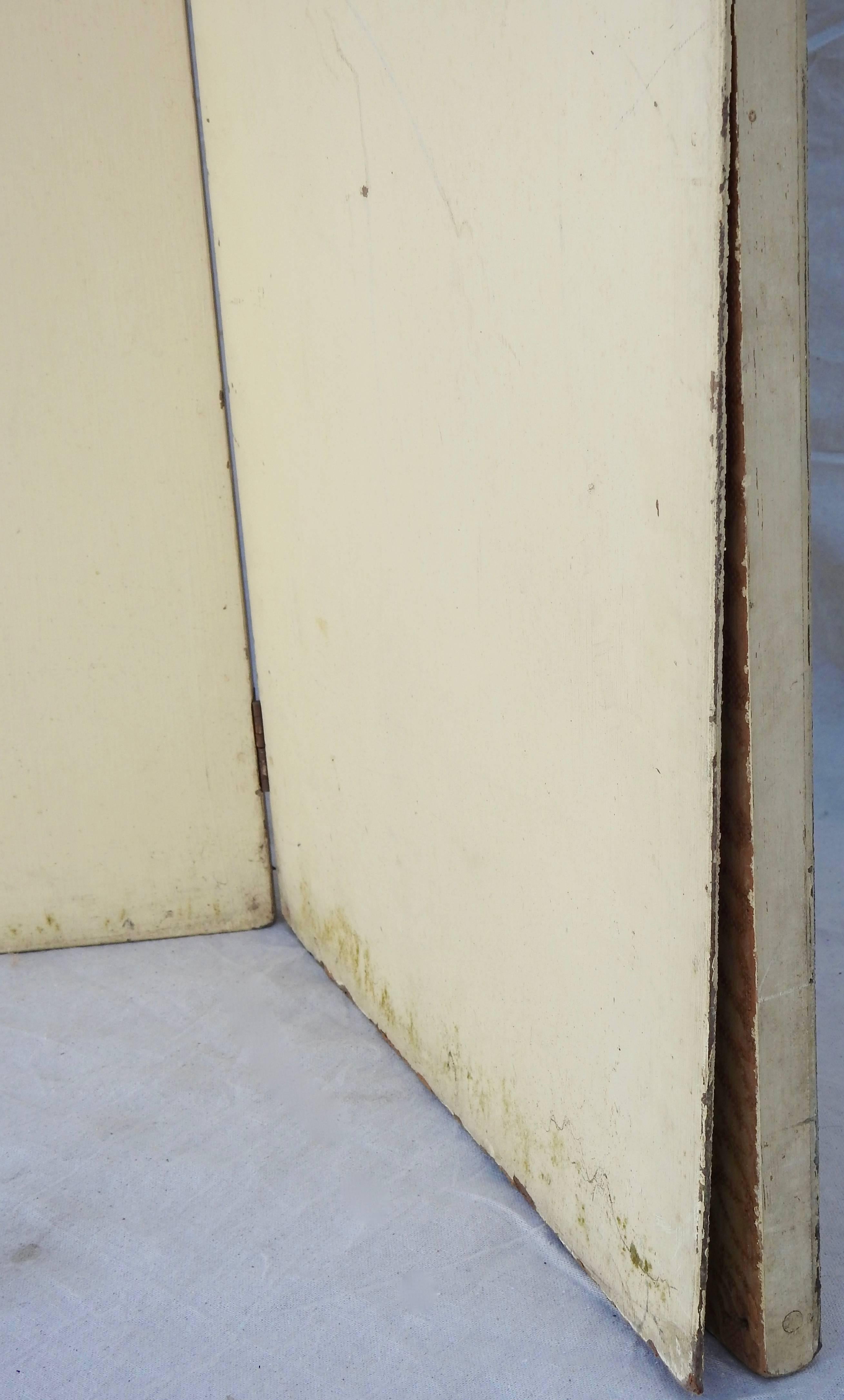 Eli Terry Clockmaker HandPainted Room Divider with Horse Scene at