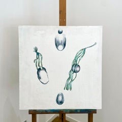 Elia Panori, "Mirrors", original painting, 60x60 cm