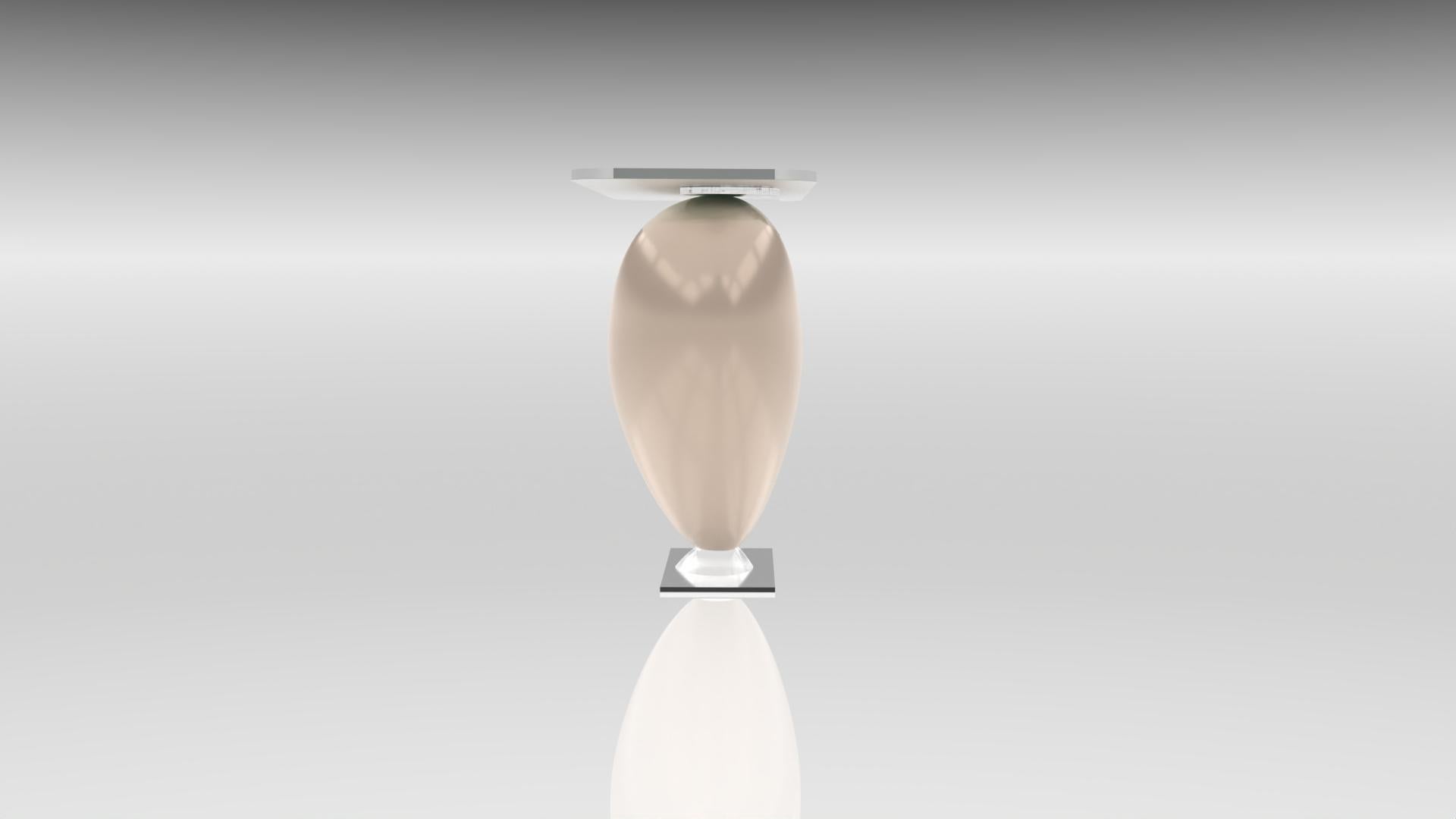 Contemporary Console Eliana Light Oyster For Sale