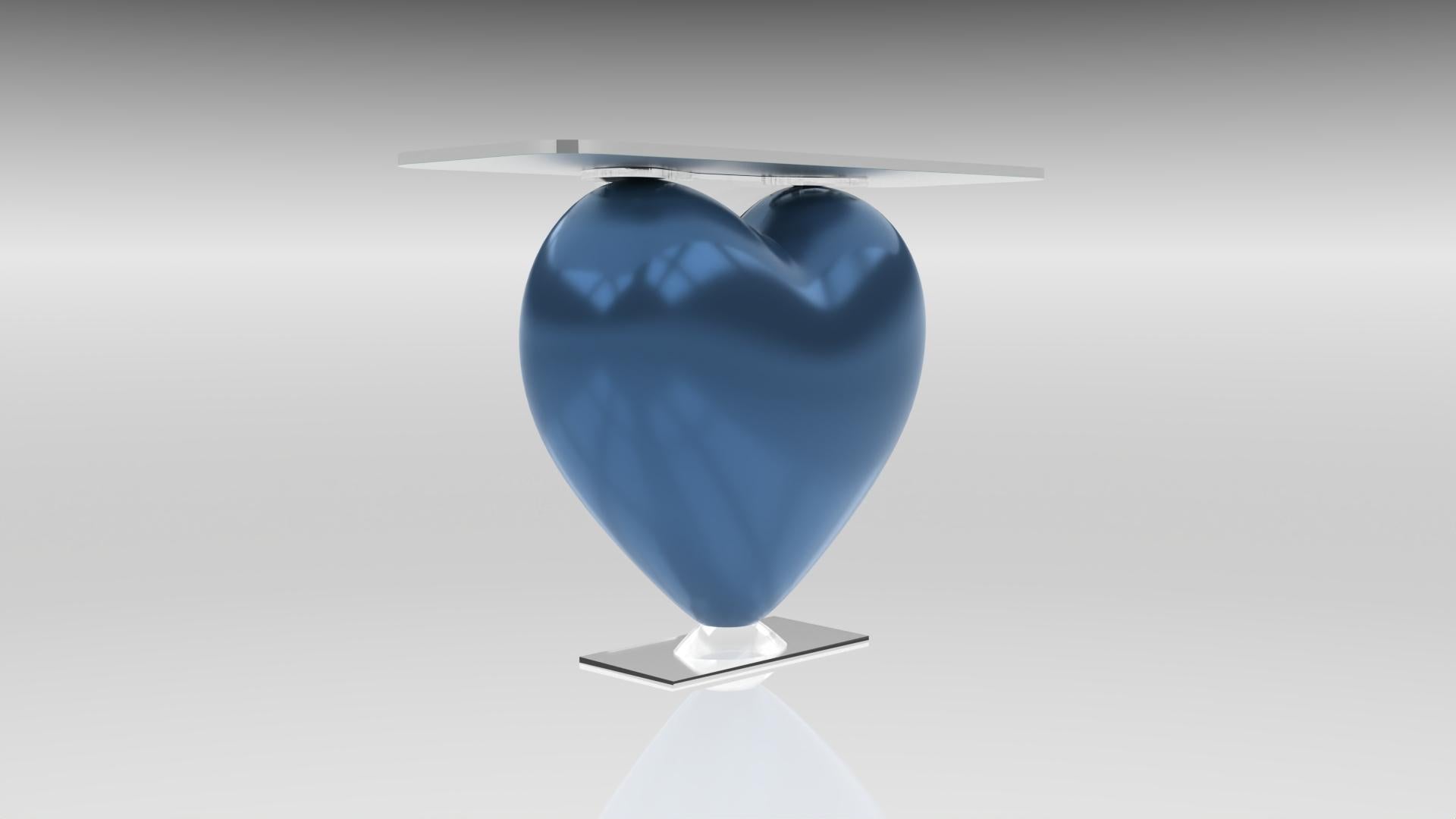 French Console Eliana Lunar Blue For Sale
