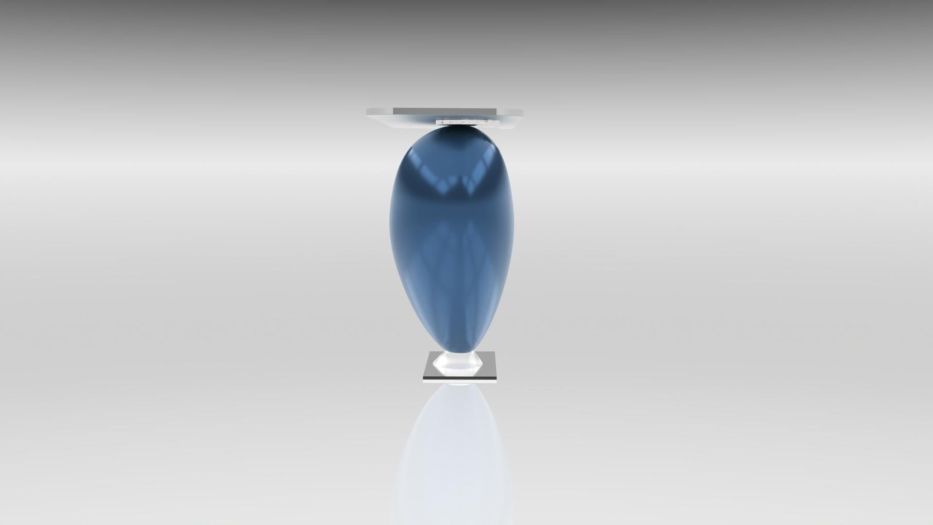 Contemporary Console Eliana Lunar Blue For Sale