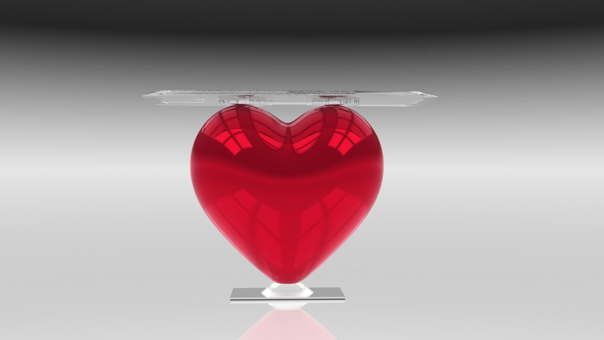 Eje-Design, a visionary design house, unveils a masterpiece that embodies the essence of love and elegance. This sculptural console is more than just furniture; it’s a statement. A symbol of love in its most refined and poetic form, it resonates