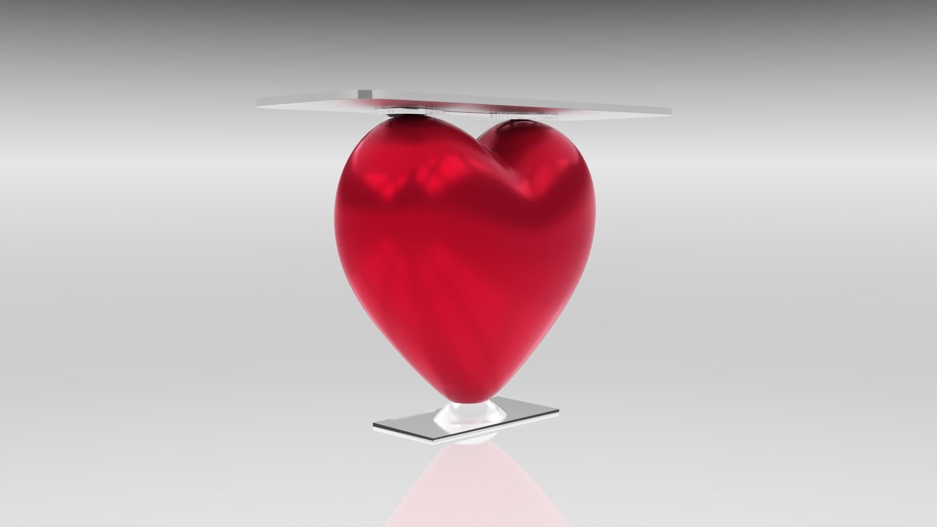 French Console Eliana Umbrian Red For Sale