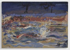 Vintage Sea -  Paint by Eliane Diverly - Mid-20th Century