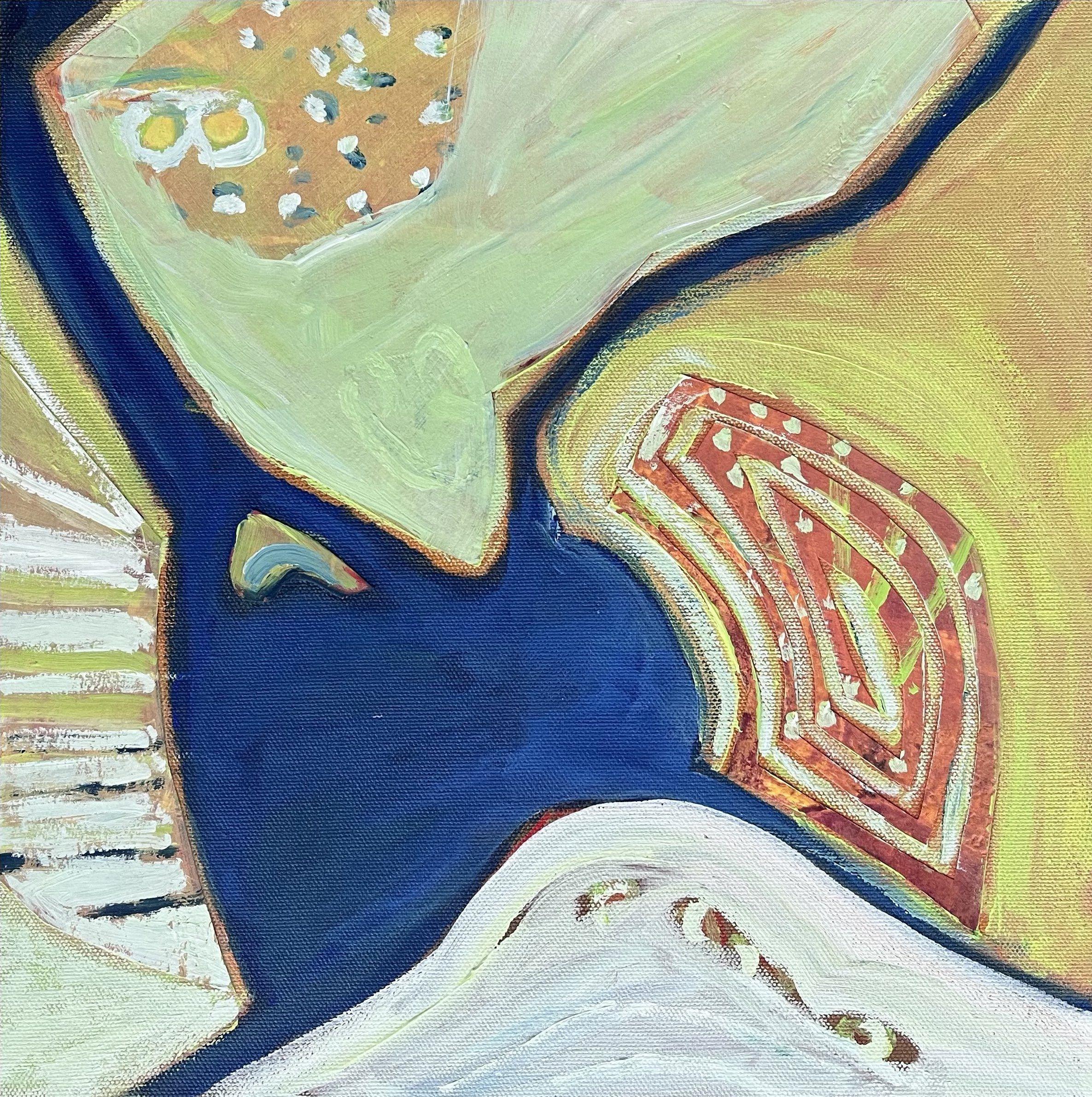 Lake and Land IX, Gemälde, Acryl auf Leinwand