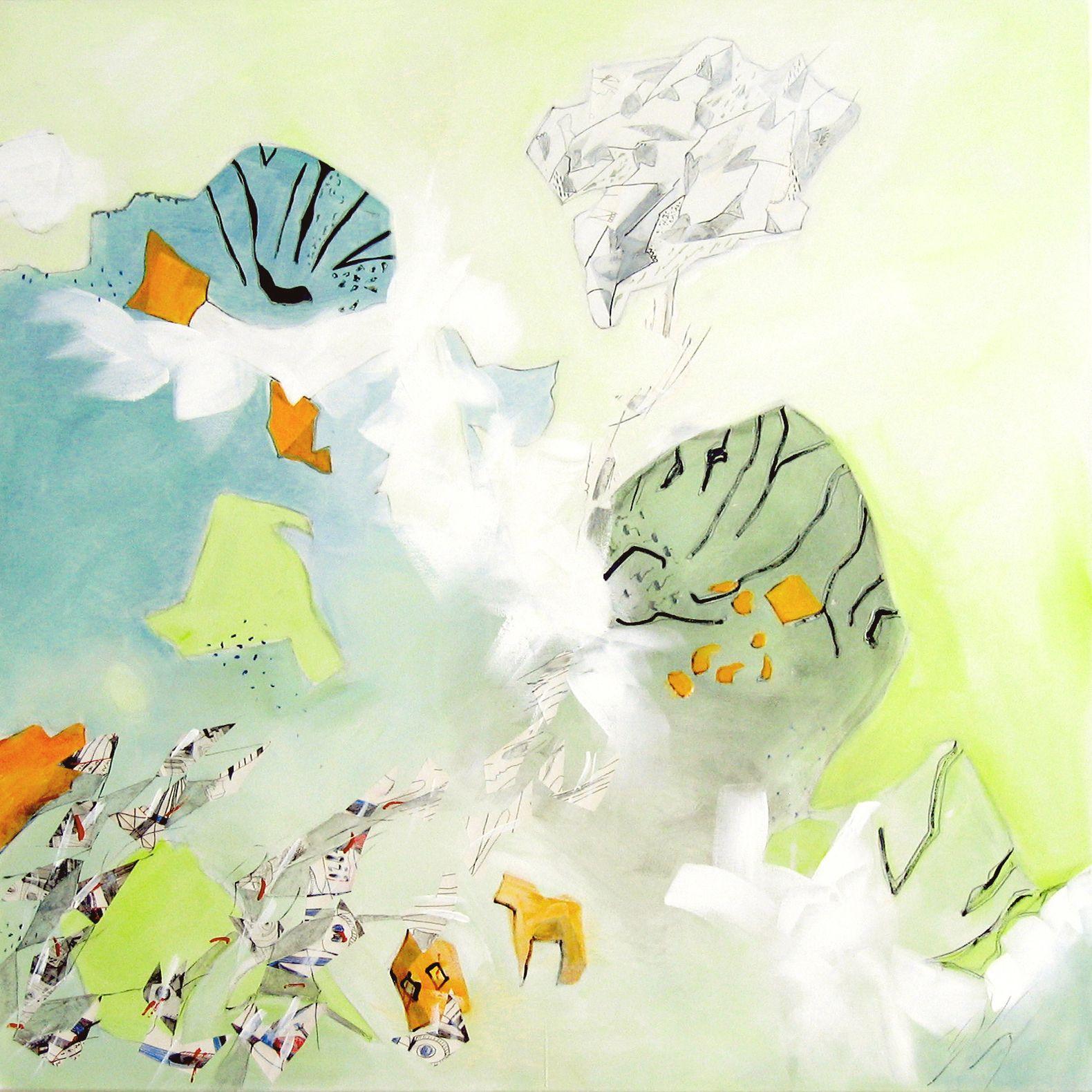 Abstract Painting di Eliane Saheurs - Matrei, Pittura, Acrilico su tela