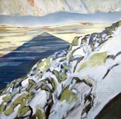 Peinture, acrylique sur toile, MOUNTAIN'S SHADOW