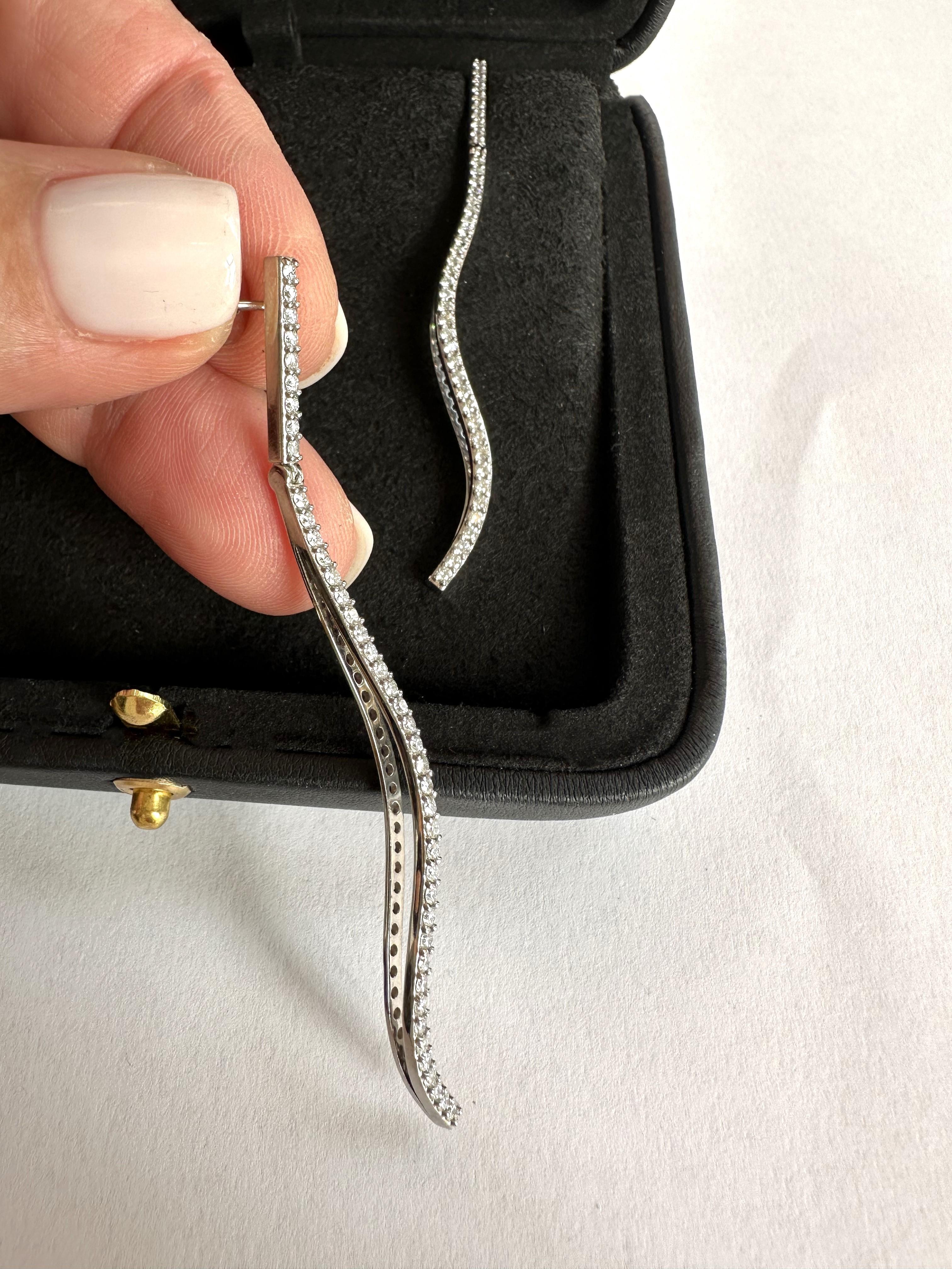 Eliania Rosetti in oro bianco 18 carati e diamanti in vendita 2