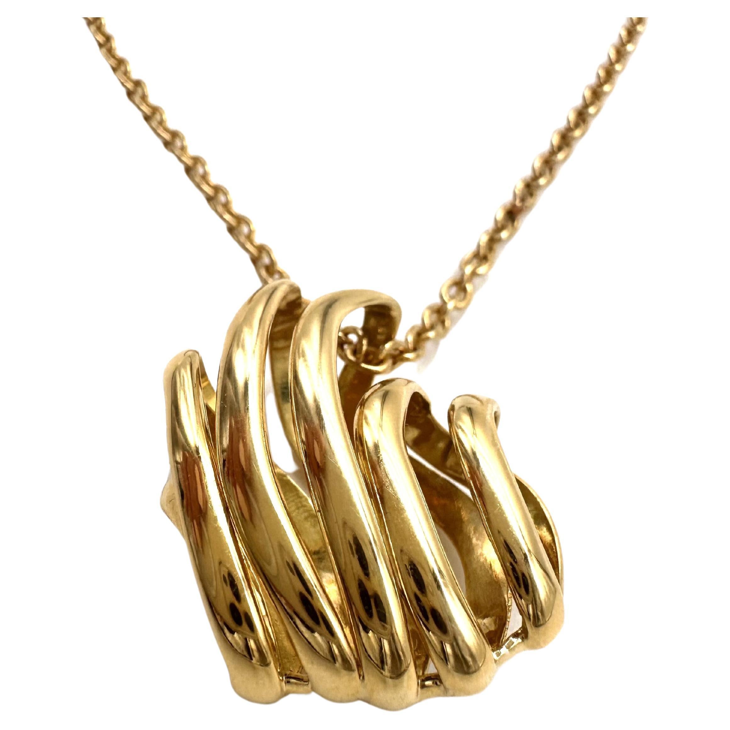 Eliania Rosetti Colar em Ouro e com Coração Estilizado em ouro 19.2k For Sale
