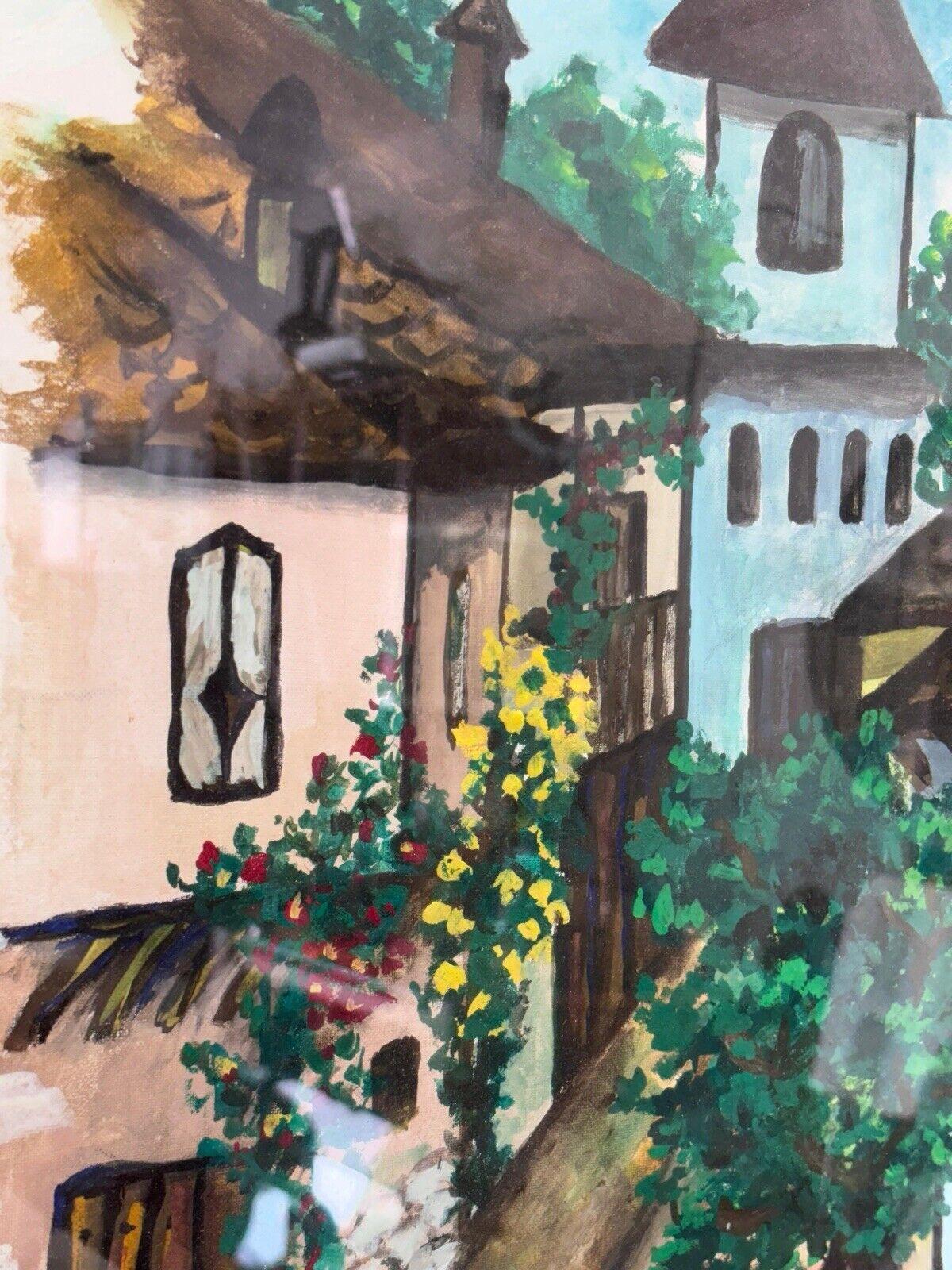 Late 20th Century Eliano Fantuzzi dipinto olio su tela in vendita