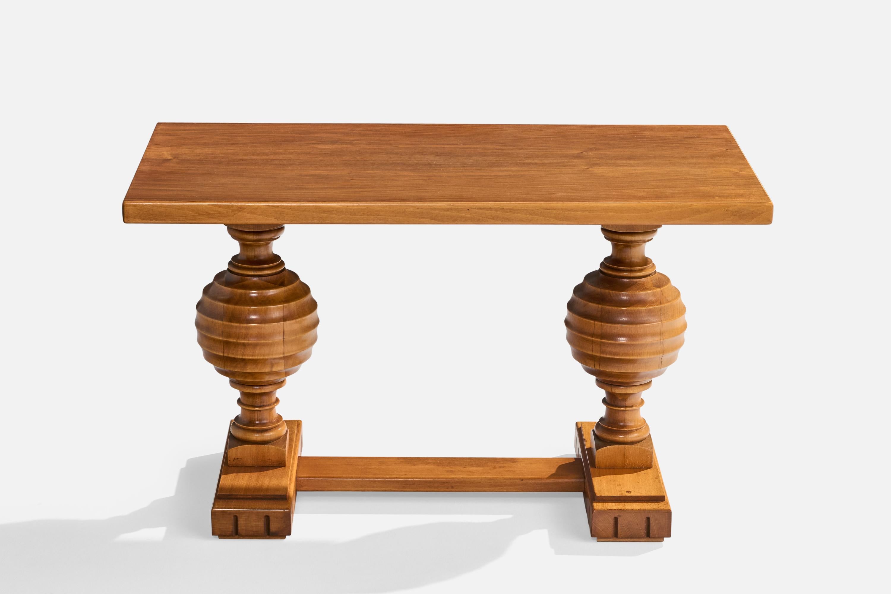 Elias Barup Attribution, Beistelltisch, Holz, Schweden, 1930er Jahre (Schwedisch) im Angebot