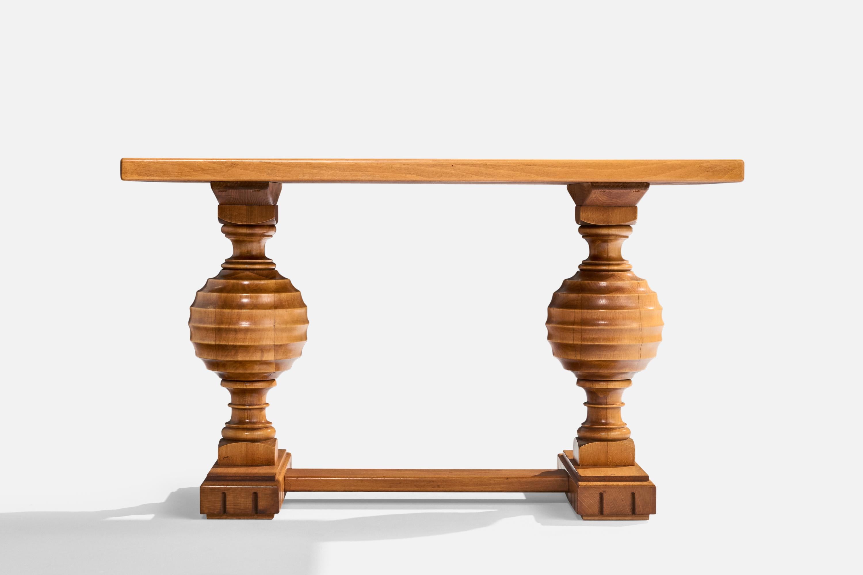 Elias Barup Attribution, Beistelltisch, Holz, Schweden, 1930er Jahre im Zustand „Gut“ im Angebot in High Point, NC