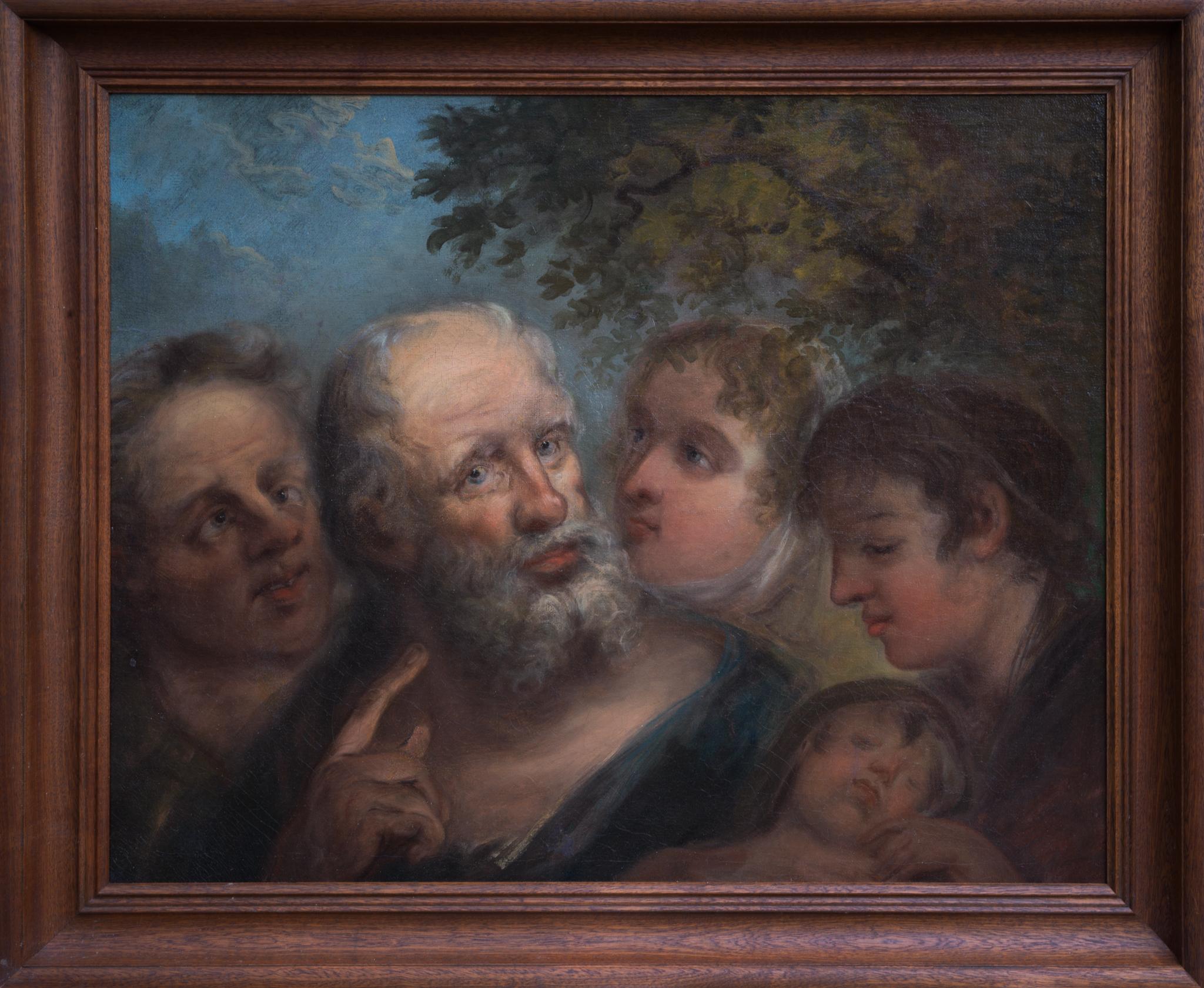 Asklepios e i suoi seguaci - Painting di Elias Martin