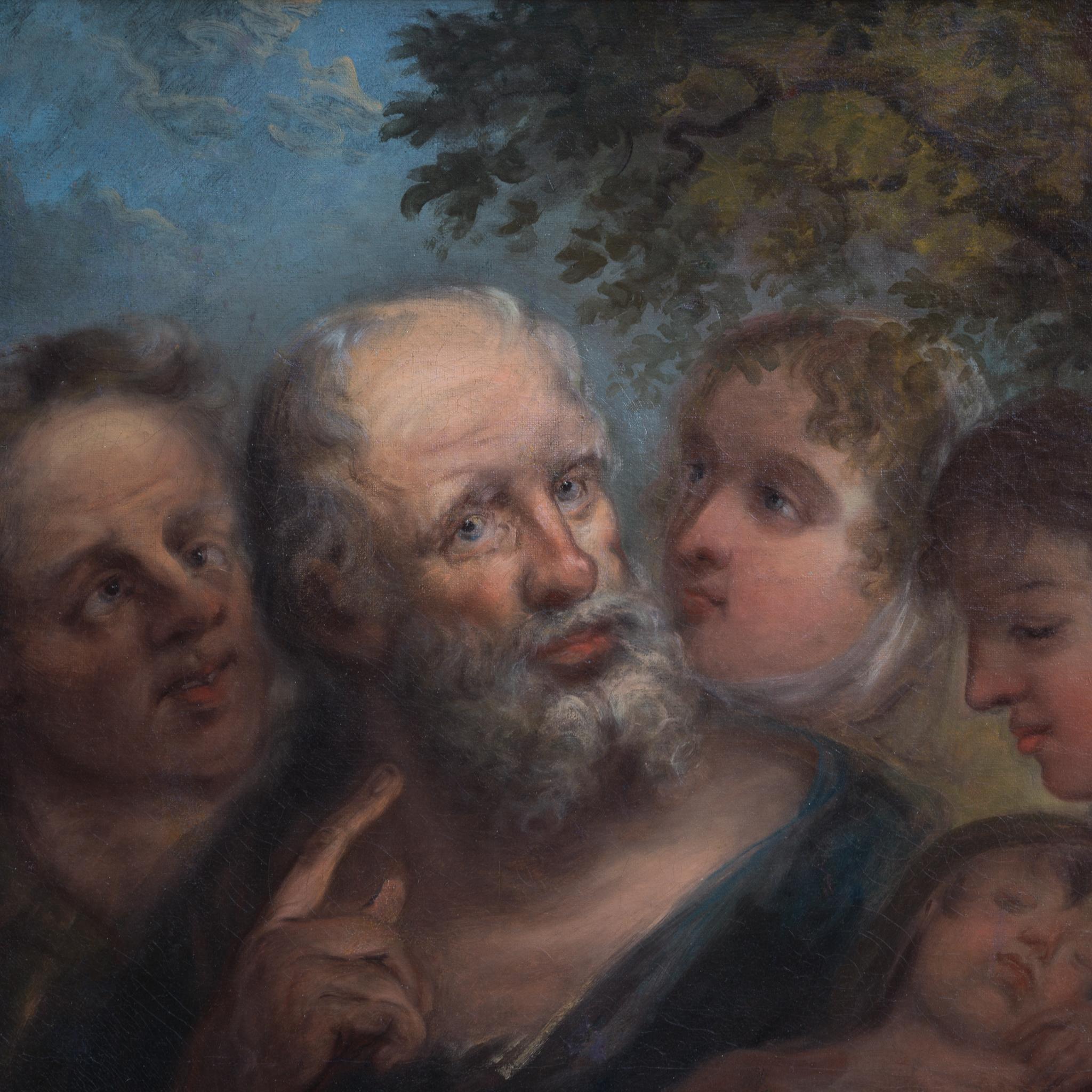 Asklepios e i suoi seguaci - Painting Antichi maestri di Elias Martin