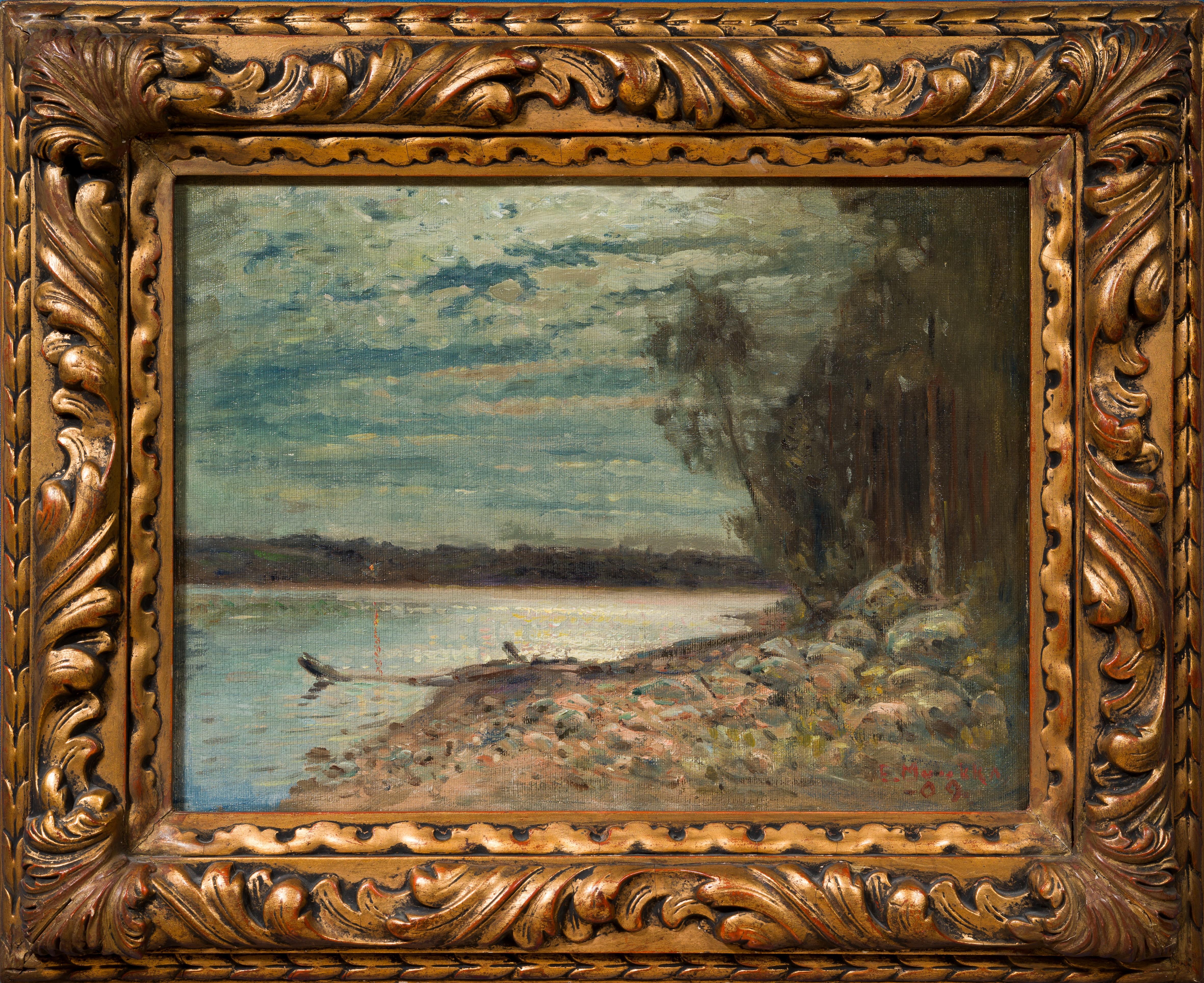 Moonlight Coastal Landscape with Reflections, 1909 – Elias Muukka