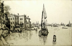 Old Palaces on the Lagoon, Venice.