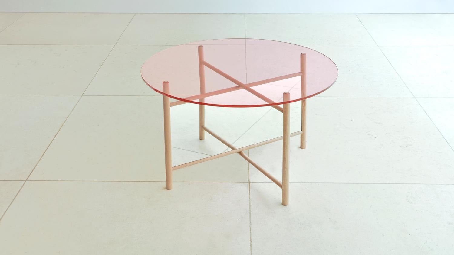 Elias side table by Llot Llov
Dimensions: Ø 80 x H: 50
Materials: beech, mirror, glass


With OSIS Edition 5 LLOT LLOV is deepening the understanding of the impact of salt and pigment. Colour and surface patterns enter into a kind of dialogue with