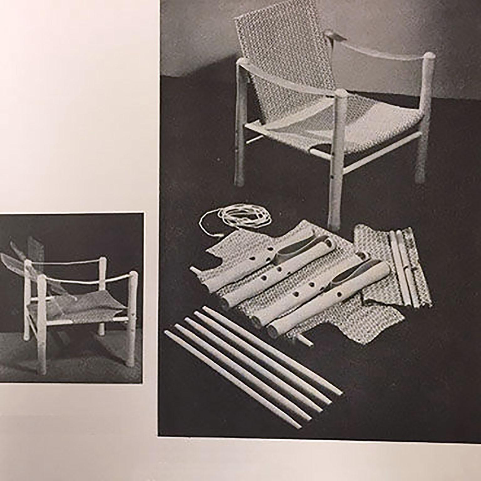 Silla Safari Triva de Elias Svedberg, Nordiska Kompaniet, década de 1940 en venta 1