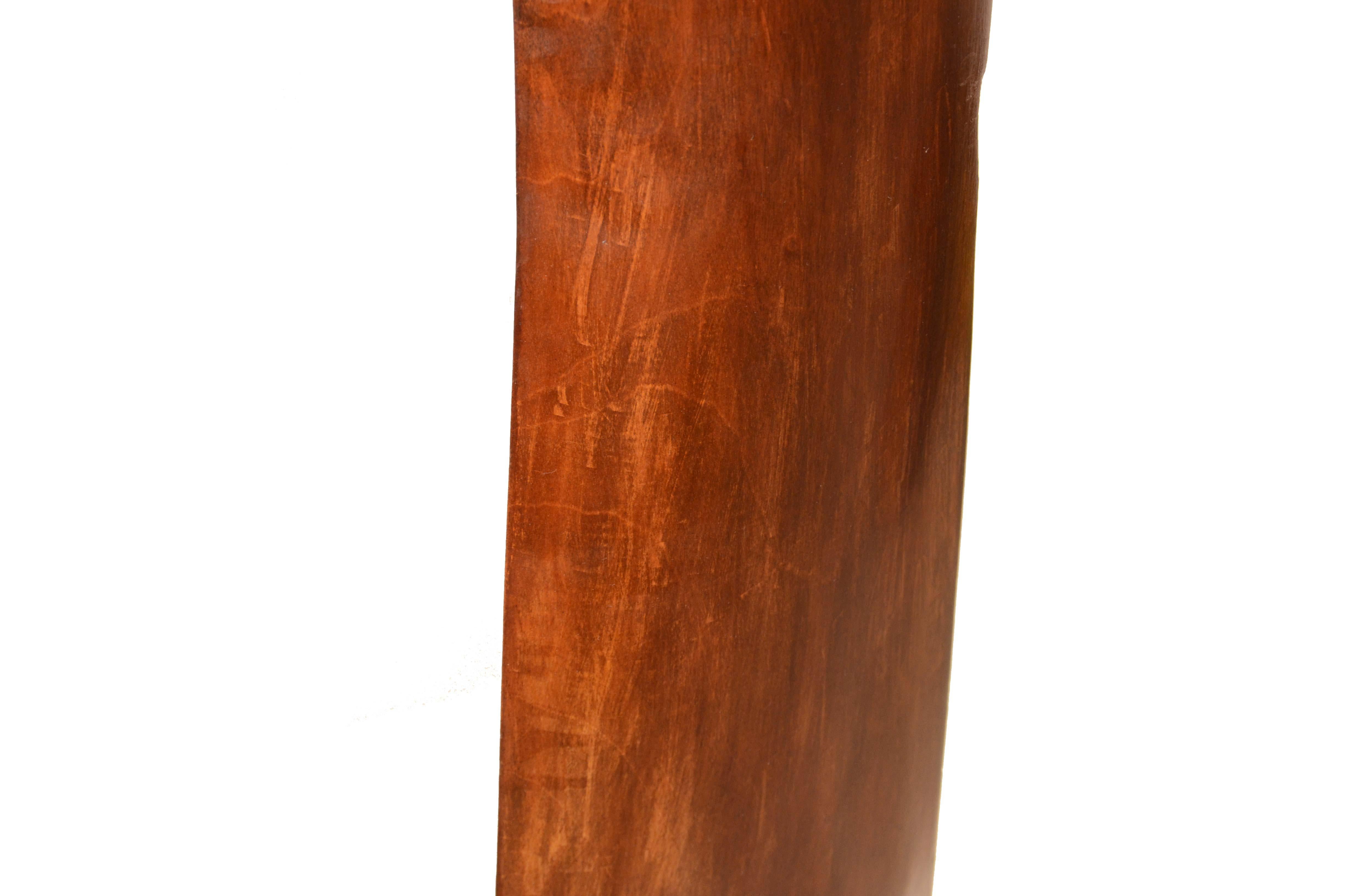 English mahogany wood decorative airplane propeller from the 1940s. For Sale 11