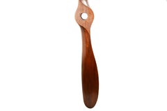 English mahogany wood decorative airplane propeller from the 1940s.
