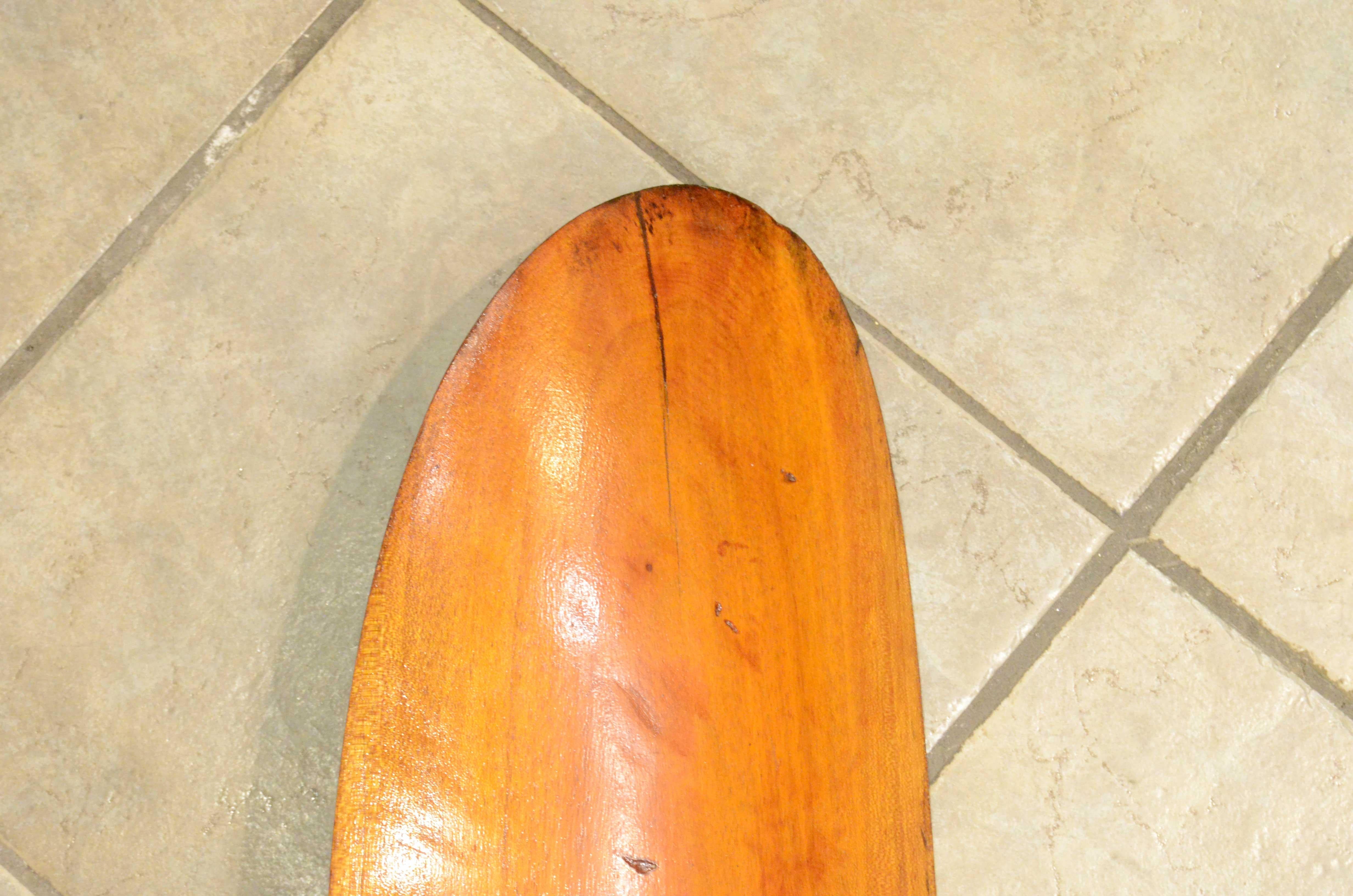 Hélice en bois, moyeu central à 6 trous, DDR WRXO95 Allemagne de l'Est, années 1950. en vente 5