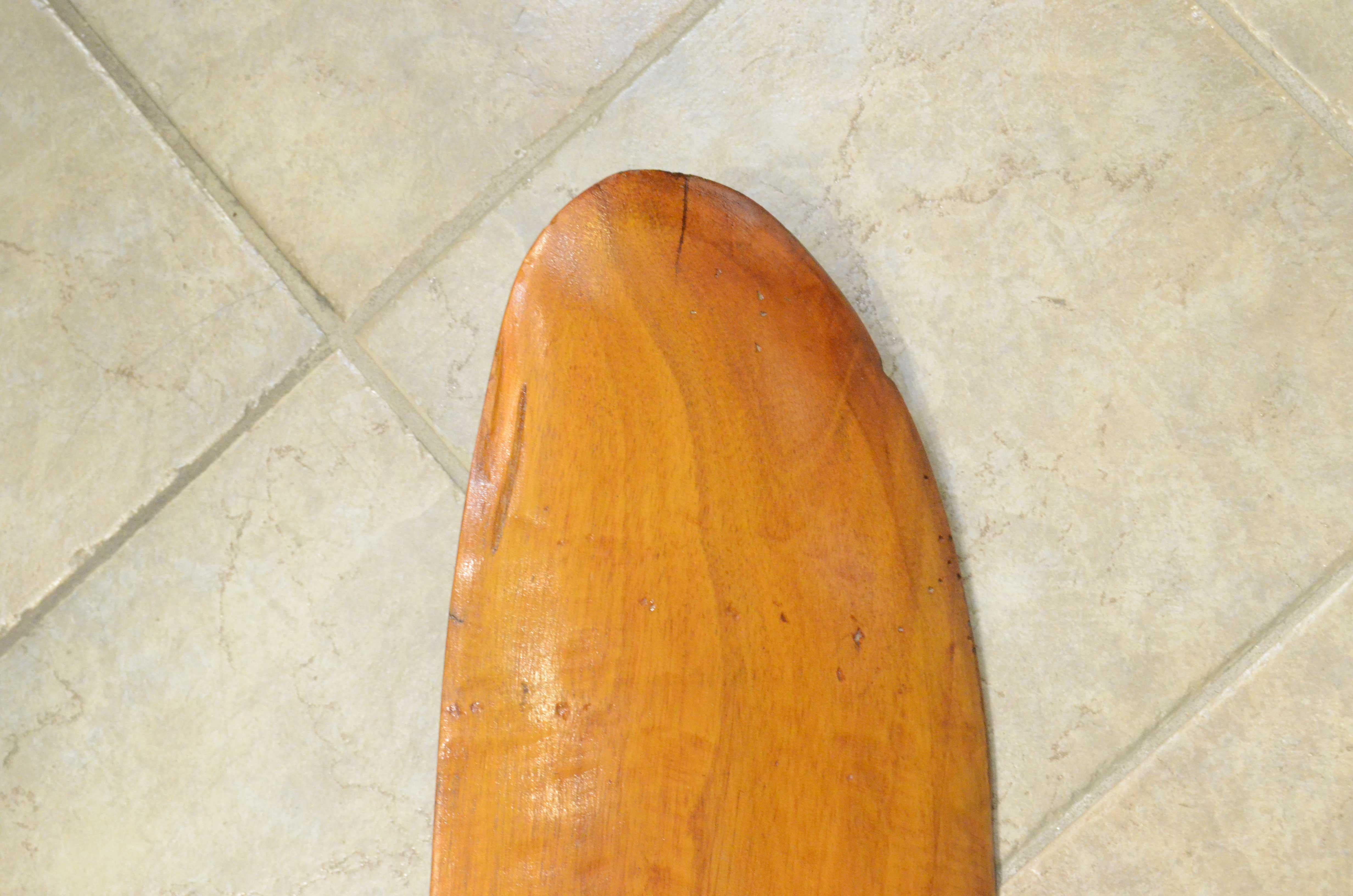 Hélice en bois, moyeu central à 6 trous, DDR WRXO95 Allemagne de l'Est, années 1950. en vente 10