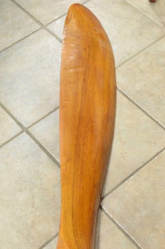 Elica in legno mozzo centrale a 6 fori, DDR WRXO95 Germania dell’est anni ‘50.