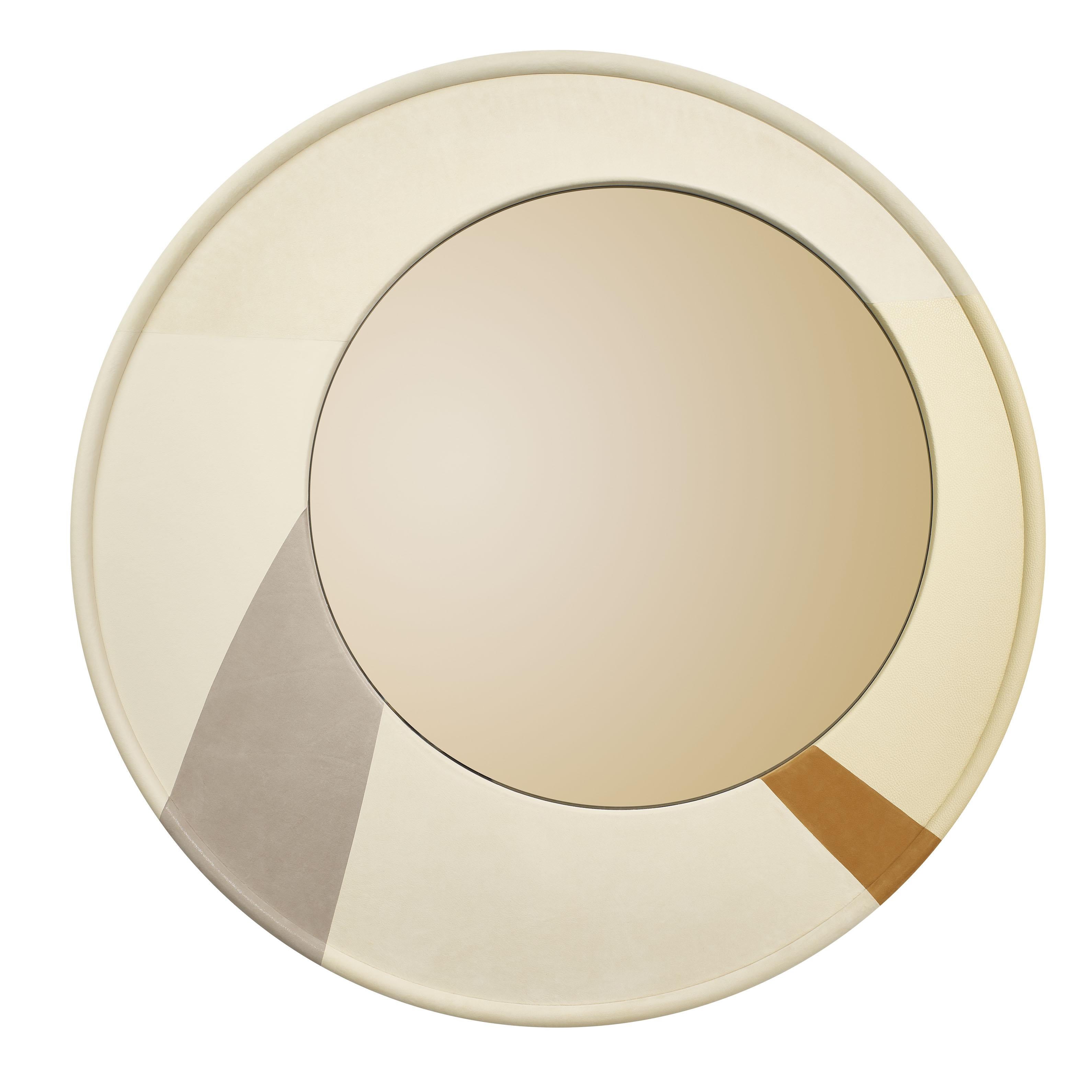 Elice Leather Mirror For Sale 3