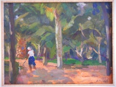Park à Marrakech - Art russe ukrainien