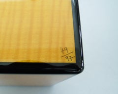 Elie Bleu Cigar Humidor for 200 Cigars, Hong Kong, 1997 and S.T. Dupont Lighter