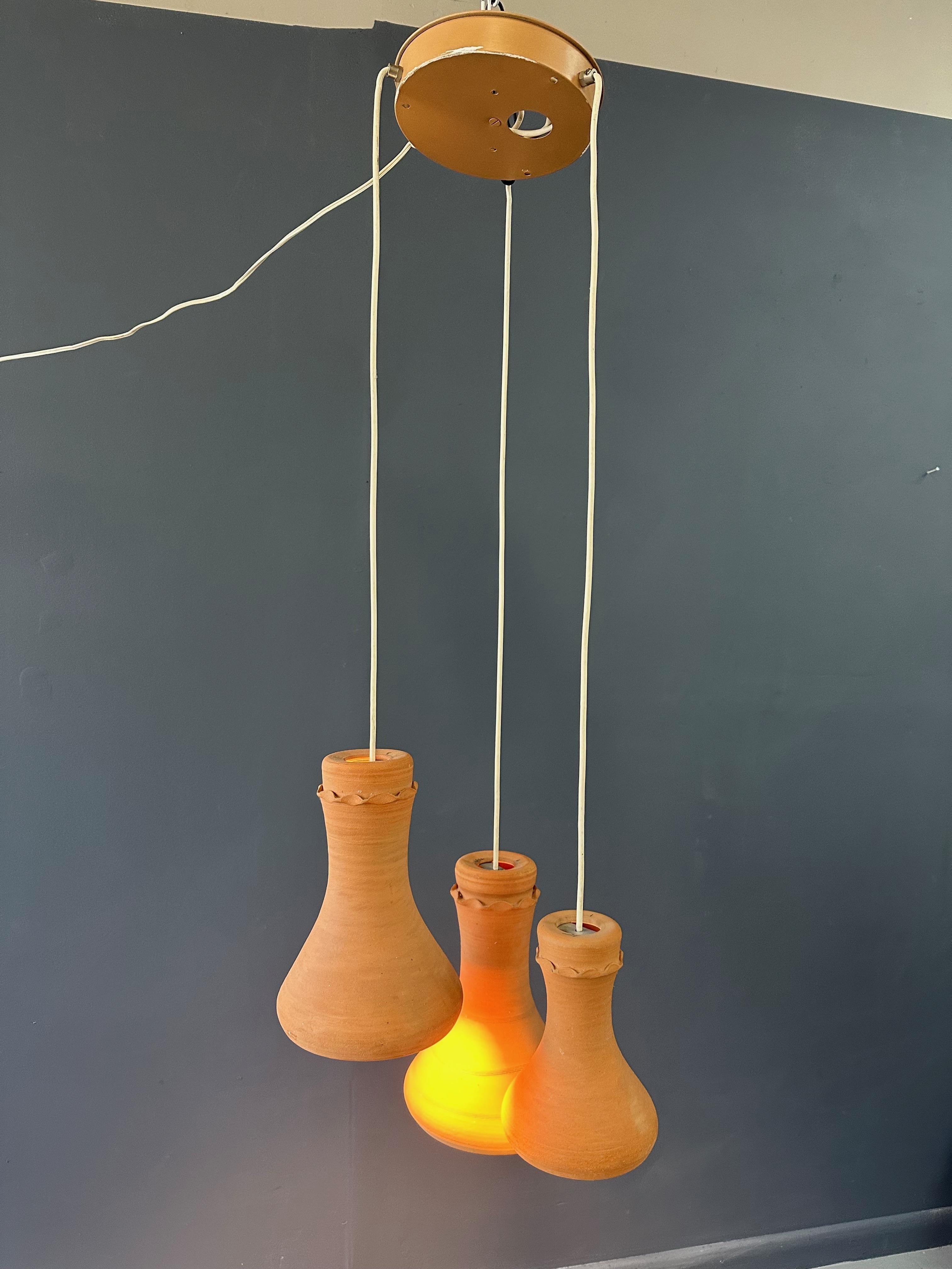 Lustre à 3 étages Elie Eppstein Israël, 1970 en vente 1