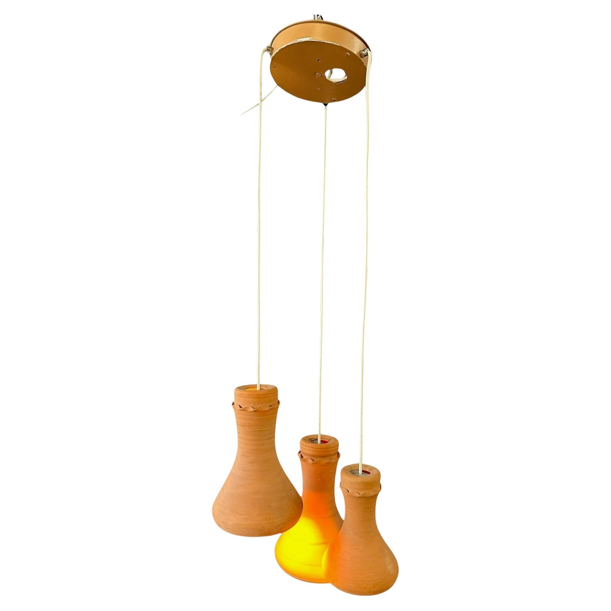 Lustre à 3 étages Elie Eppstein Israël, 1970 en vente