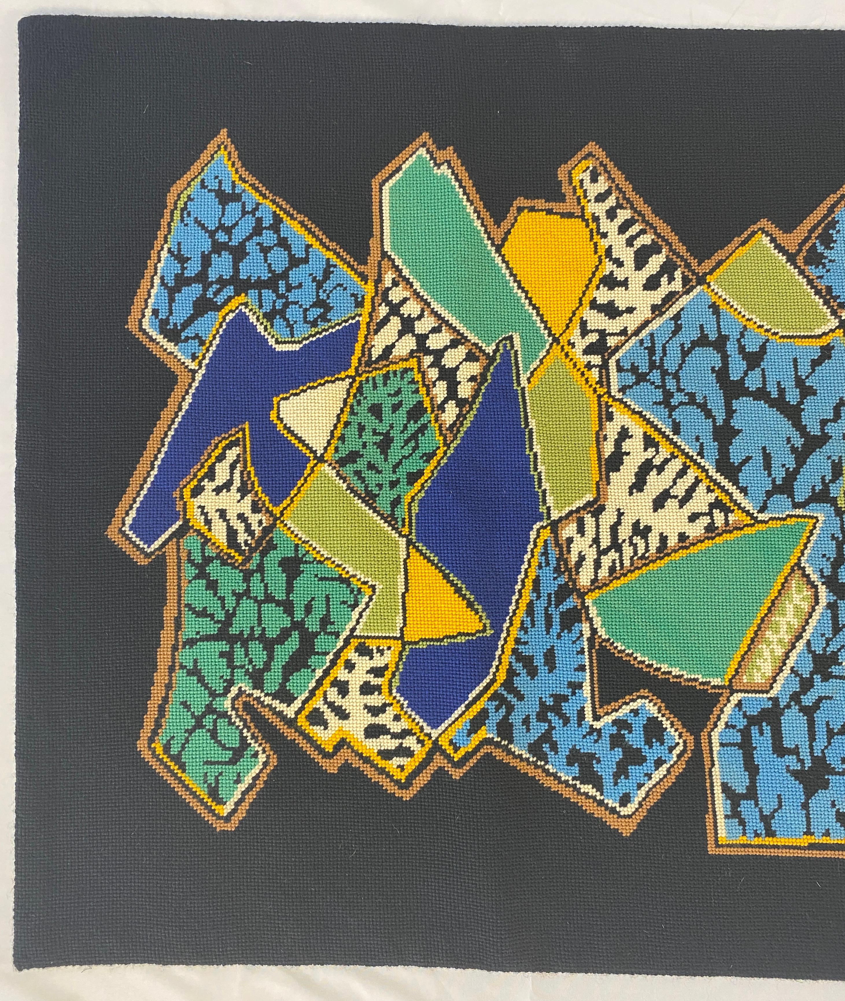 Elie Grekoff - Tapisserie décorative française du milieu du 20e siècle - Art textile Bon état - En vente à Miami, FL