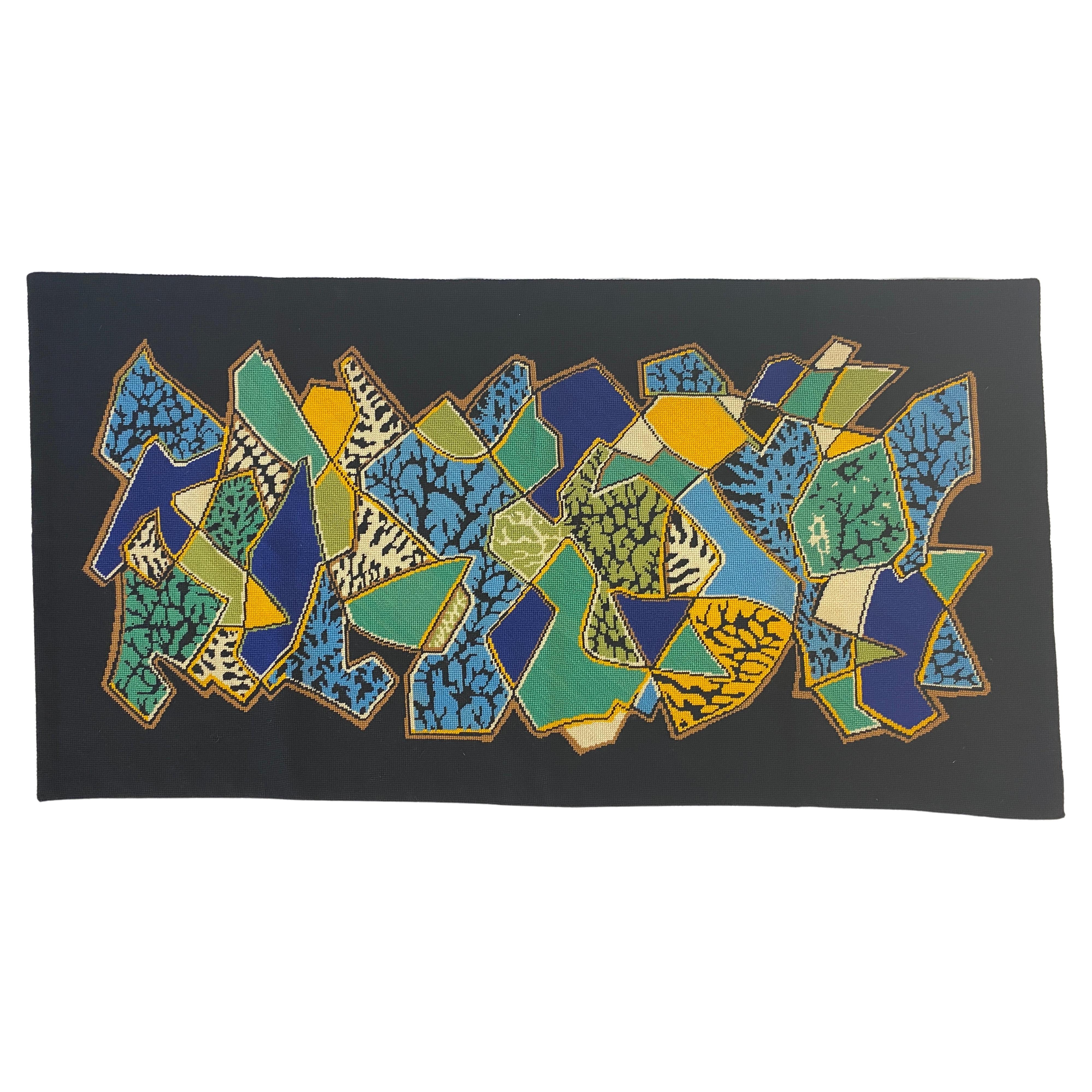 Elie Grekoff - Tapisserie décorative française du milieu du 20e siècle - Art textile