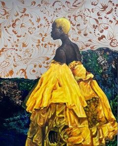 Números de ángel -Siglo XXI, Contemporáneo, Retrato figurativo, Mujer, Moda