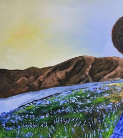Beacon of Light -21st Century, Contemporary, Figurative Portrait, Landscape