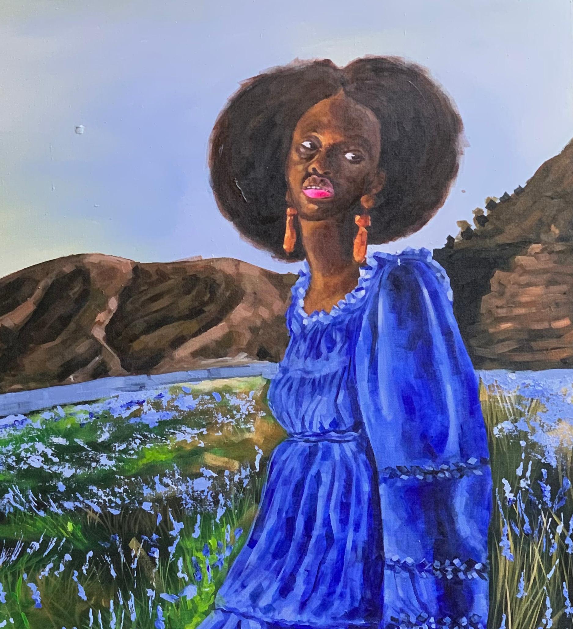Faro de Luz -Siglo XXI, Contemporáneo, Retrato figurativo, Paisaje - Painting Expresionista de Elie HATUNGIMANA