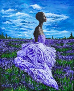 Floreciendo en el Verdadero Amor Propio -Siglo XXI, Contemporáneo, Moda Figurativa Mujer