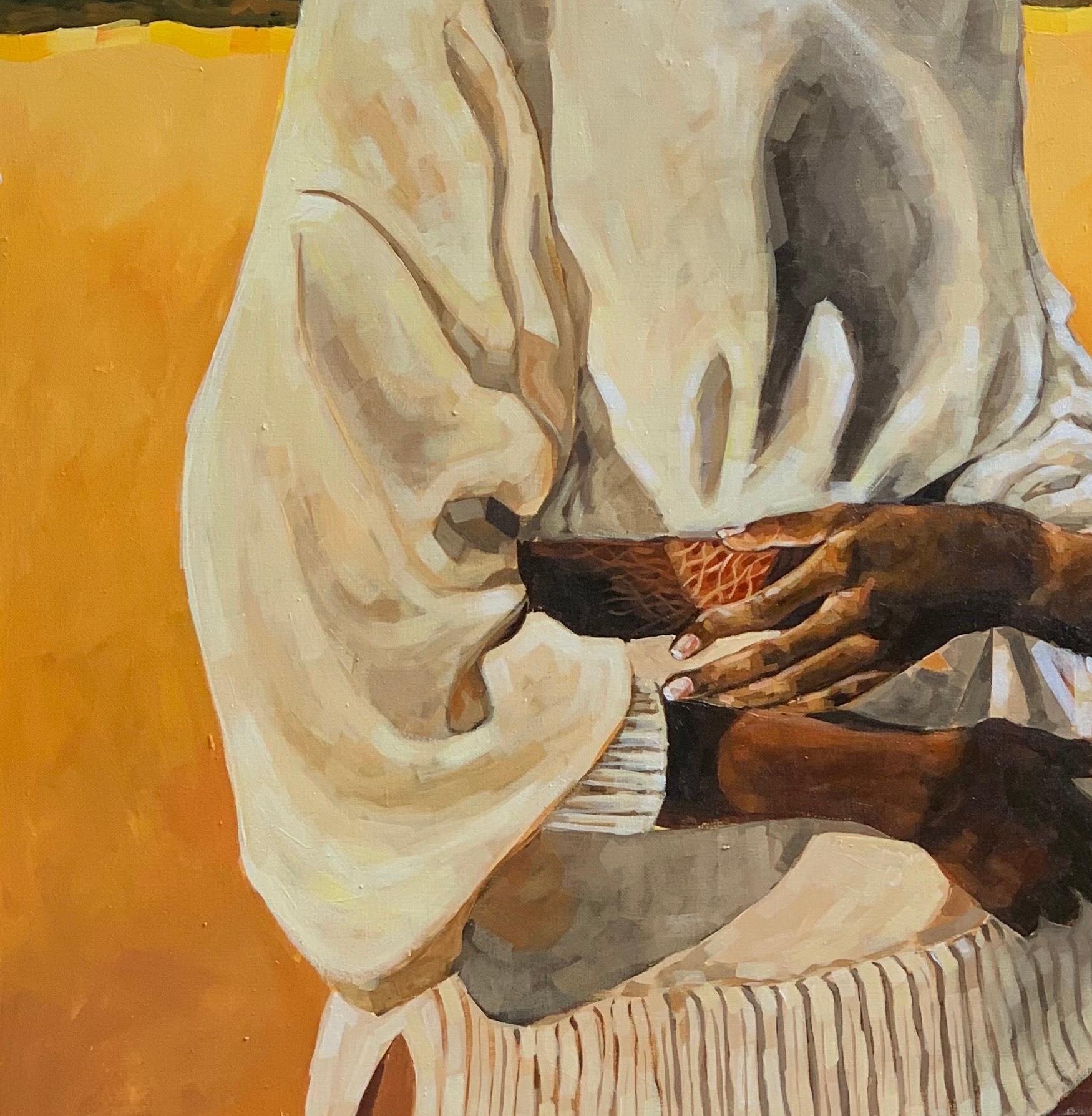 Echoes of Love -21st Century, Contemporary, Figurative Painting, Women Art For Sale 1
