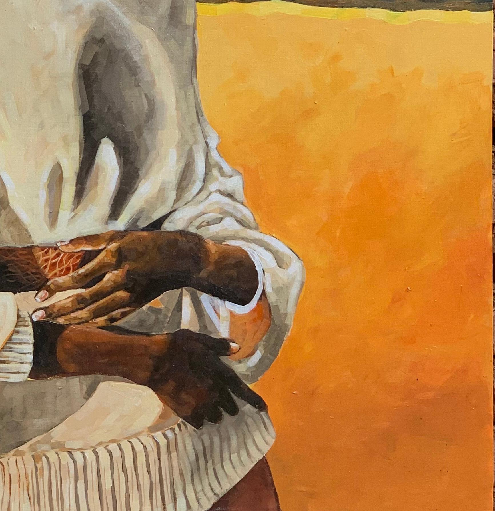 Echoes of Love -21st Century, Contemporary, Figurative Painting, Women Art For Sale 2