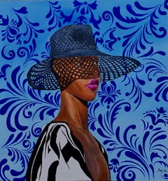 Forjado en la luz -Siglo XXI, Contemporáneo, Retrato figurativo, Moda, Mujer