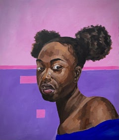 Matriarca -Siglo XXI, Contemporáneo, Retrato Figurativo, Moda Mujer Moderna