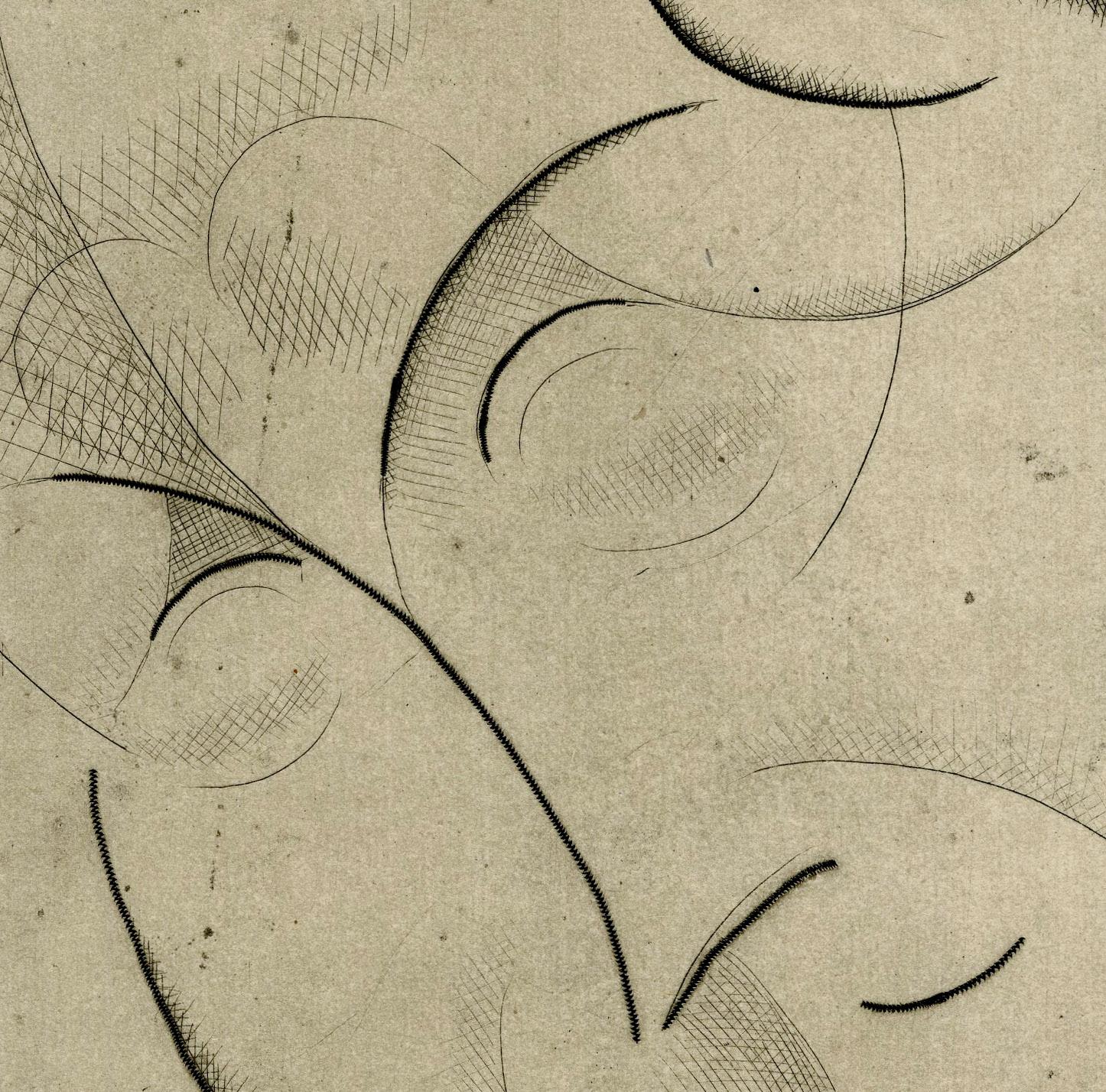 Kopf des Mädchens - Kopf der Frau  (Harvard) – Print von Elie Nadelman