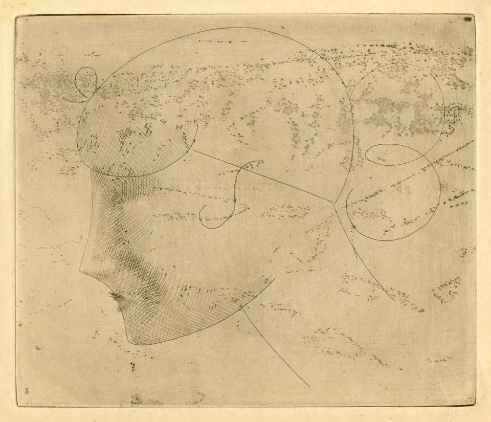 Woman's Head in Profile - Woman's Head in Profile (left) (Havard)