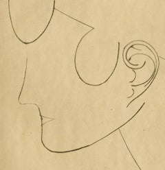 Woman's Head - Woman's Head in Profile (left) (Havard)
