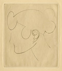 Woman's Head - Woman's Head in Profile (left) (Havard)