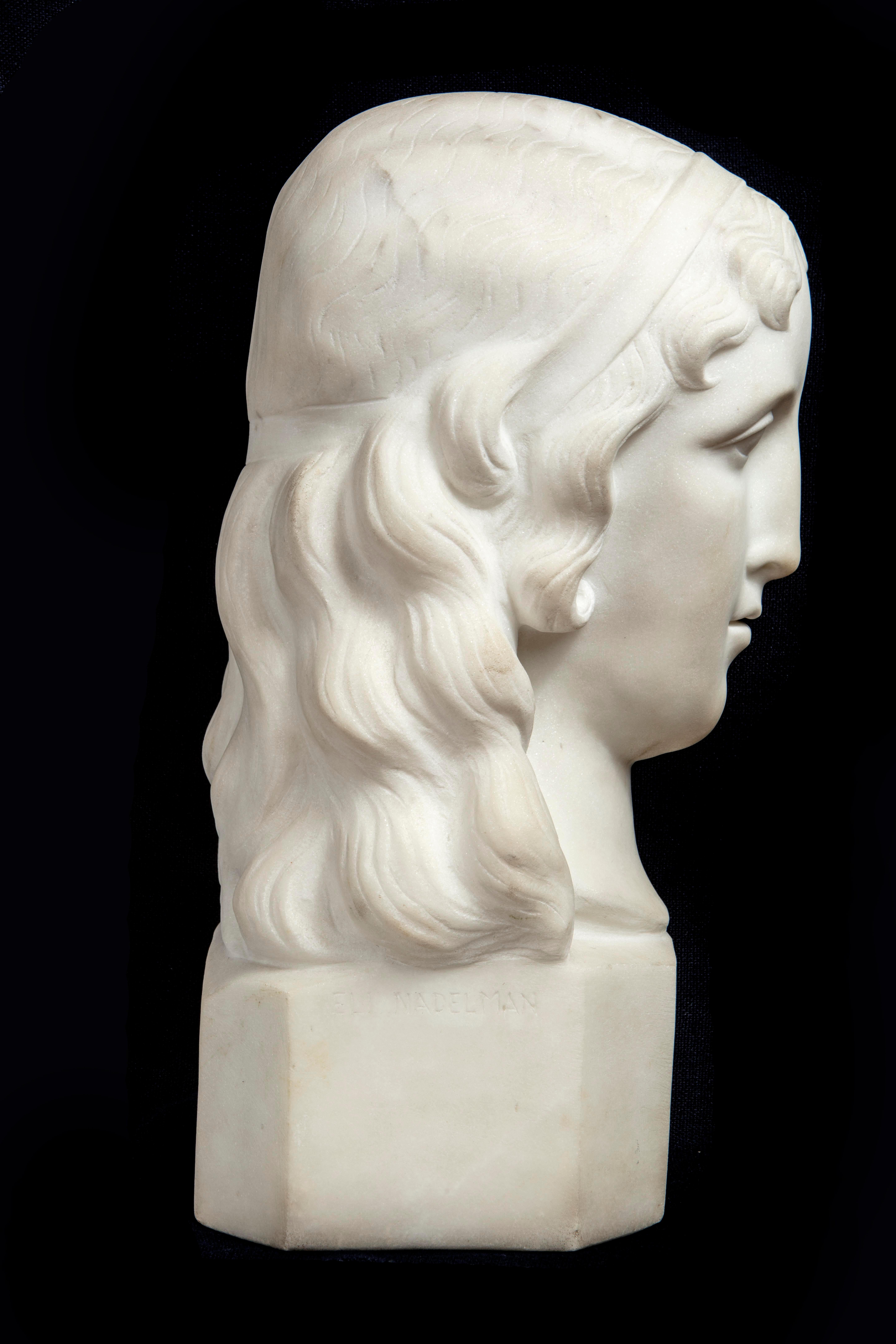 Testa classica - Sculpture di Elie Nadelman