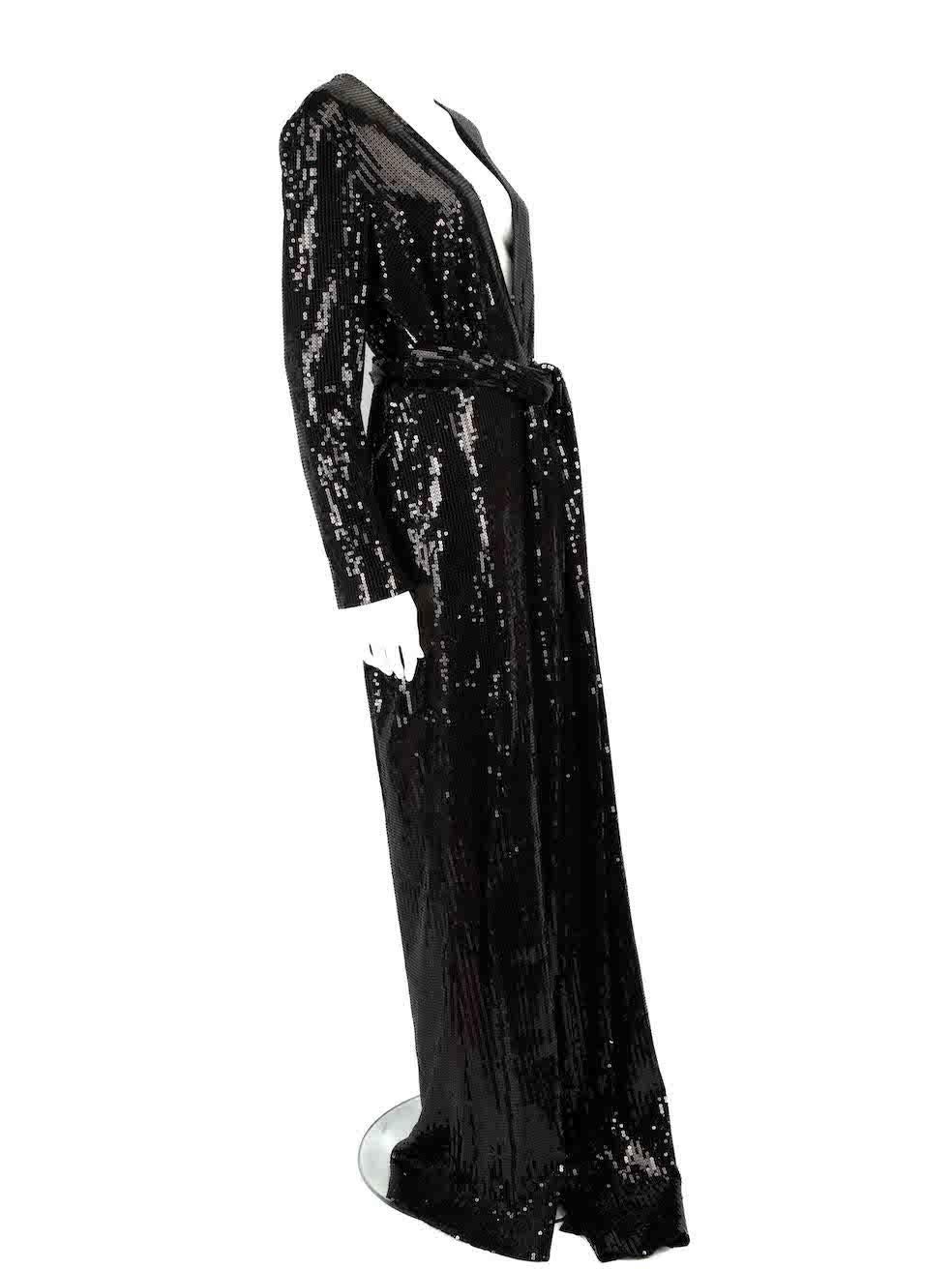 CONDITION is Never worn, with tags. No visible wear to jumpsuit is evident, however there are some sequins missing at the rear of the right leg due to poor storage on this new Elie Saab designer resale item.
 
 
 
 Details
 
 
 A/W19
 
 Black
 
