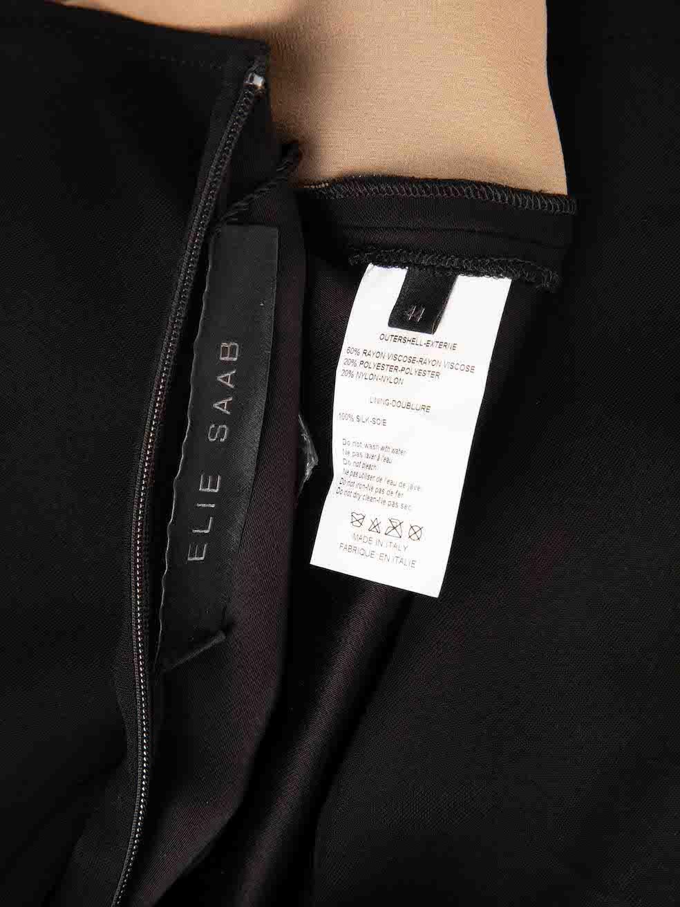 Elie Saab - Chemisier en dentelle noire avec découpes - Taille XXL Pour femmes en vente