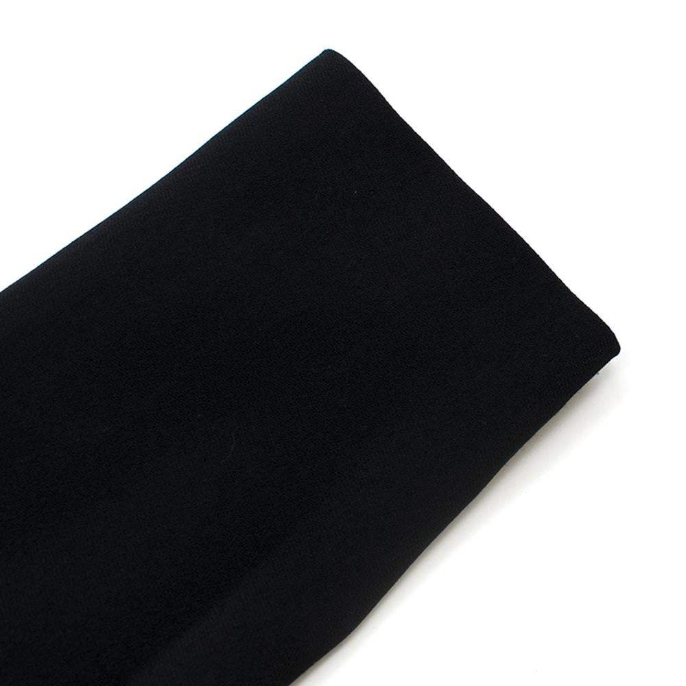 Elie Saab Black Lace Panelled Double Zip Dress - Size US 8 For Sale 1